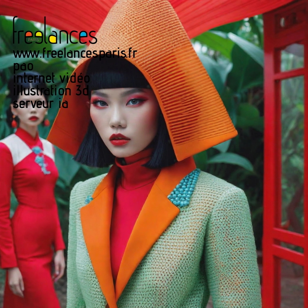 Pao mise en page internet vidéo illustration 3d serveur IA générative AI freelance paris studio de création magazines lhj0f720